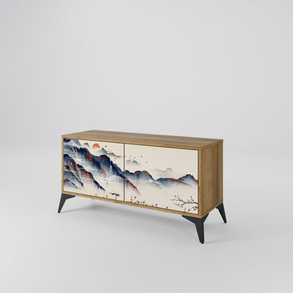 JAPANESE LANDSCAPE Mobile TV Compatto a 2 Ante