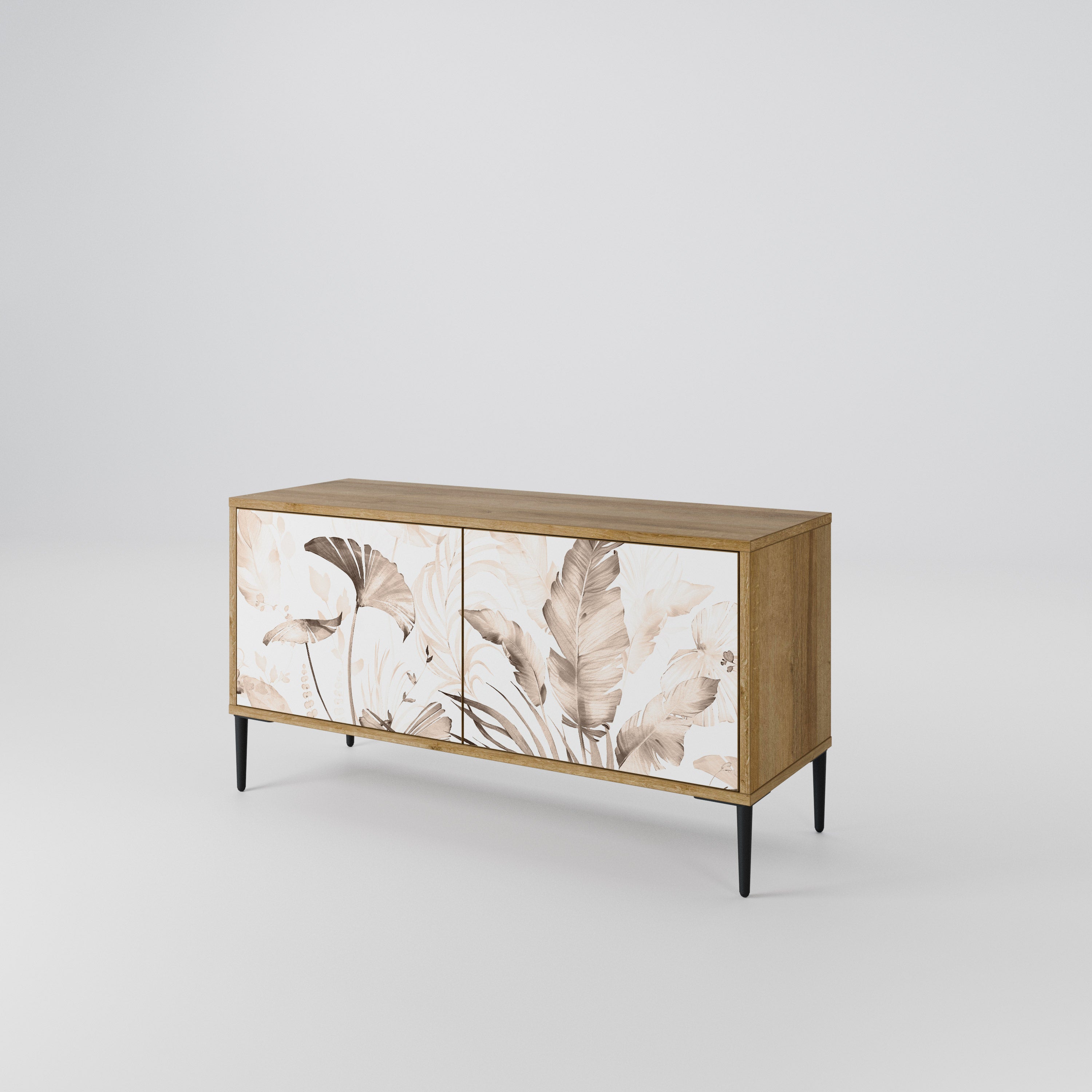 WILD TENDERNESS Mueble de TV Compacto de 2 puertas