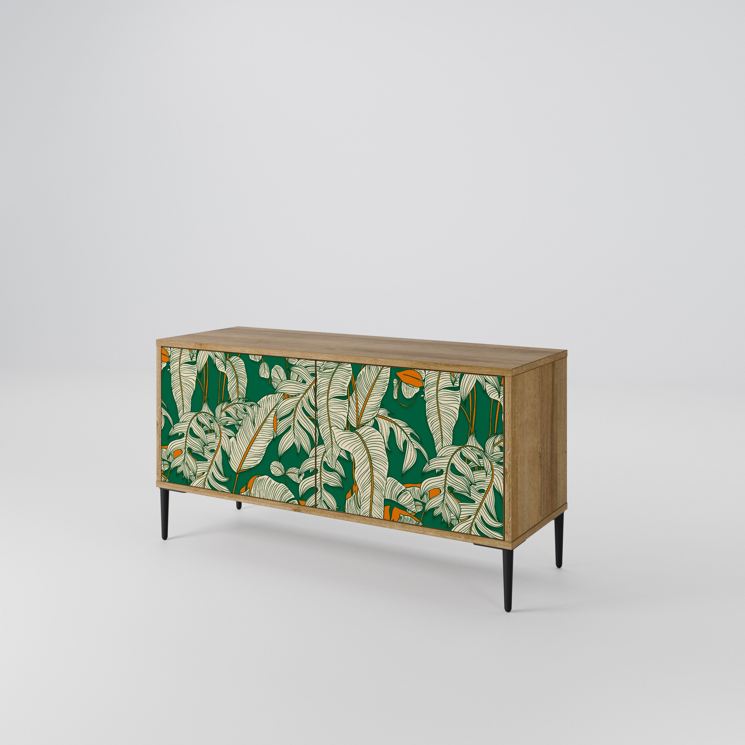 VERDANT PLEASURES Mueble de TV Compacto de 2 puertas