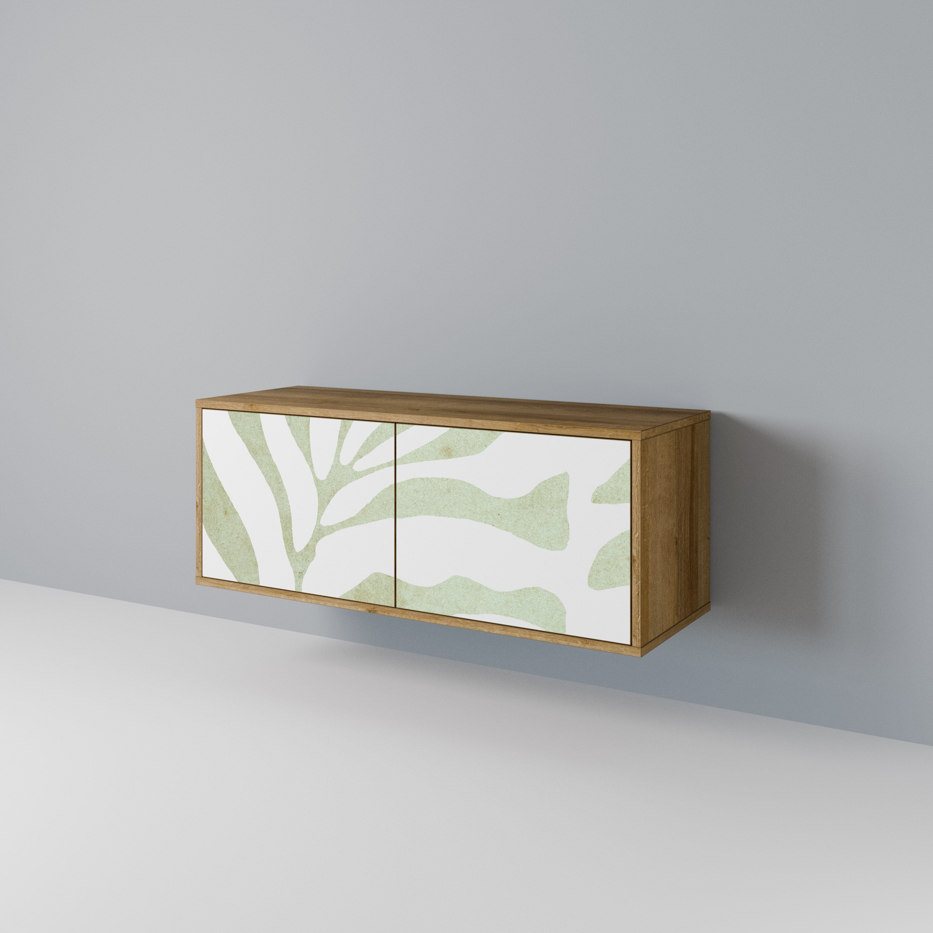 BOTANICAL SPARK Mueble de TV Compacto de 2 puertas