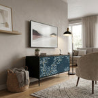 BLUE LEAVES Mobile TV Compatto a 2 Ante