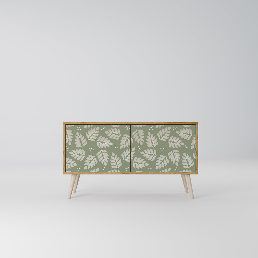 LEAVES ON GREEN Mobile TV Compatto a 2 Ante