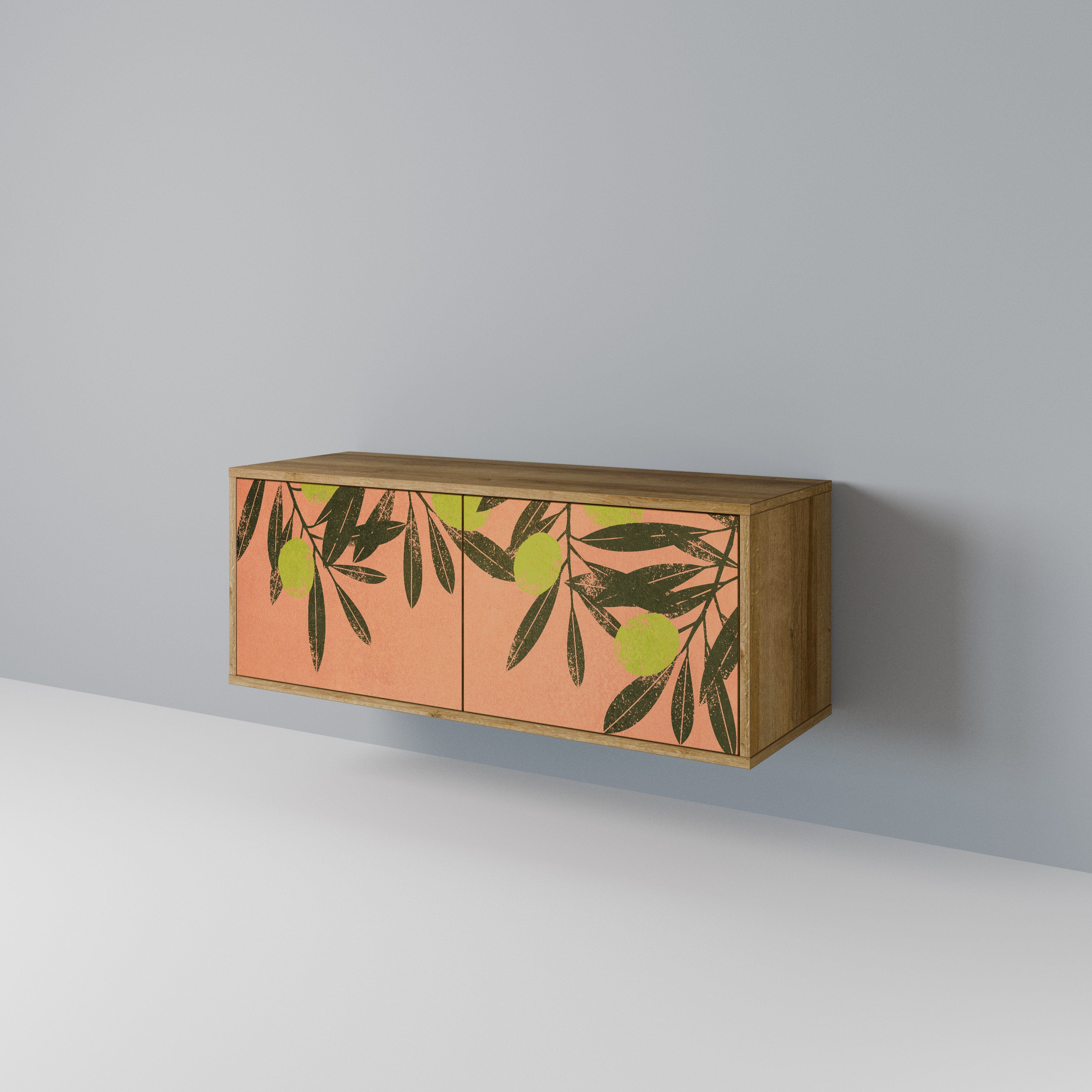 JUICY OLIVES Mueble de TV Compacto de 2 puertas