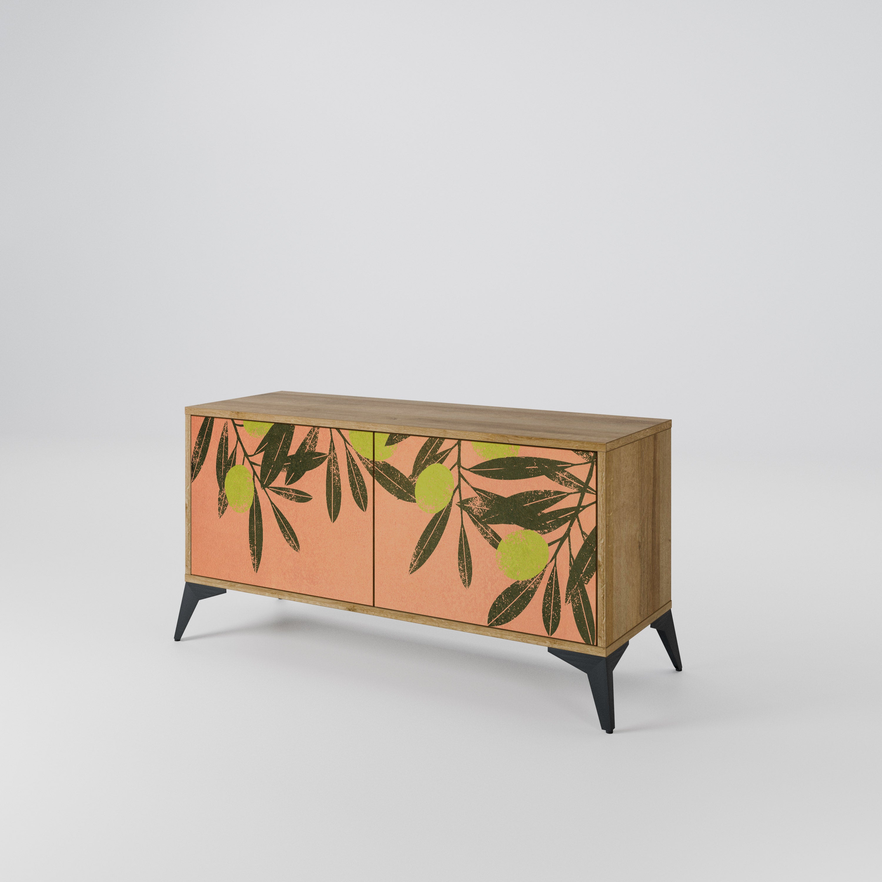 JUICY OLIVES Mueble de TV Compacto de 2 puertas