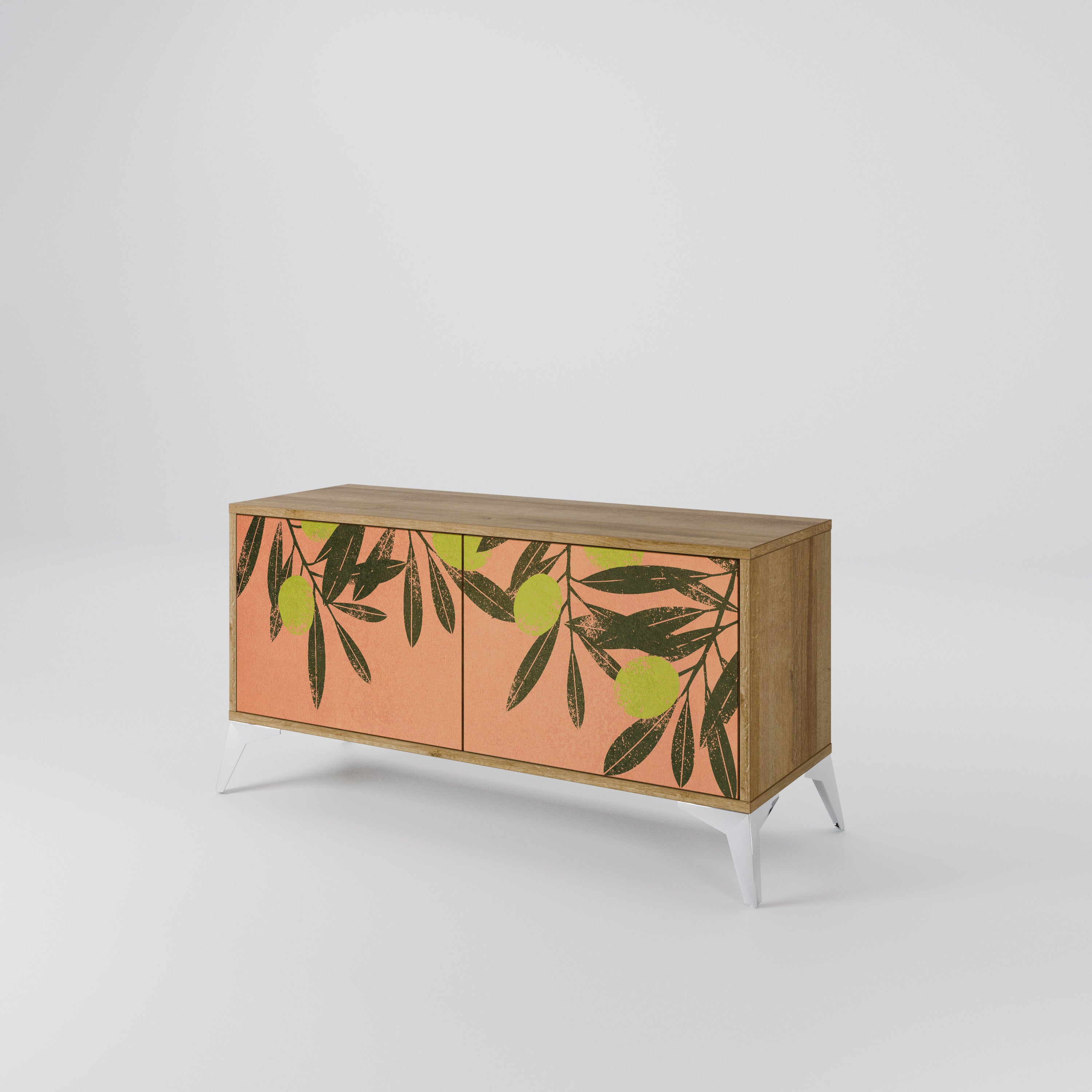 JUICY OLIVES Mueble de TV Compacto de 2 puertas