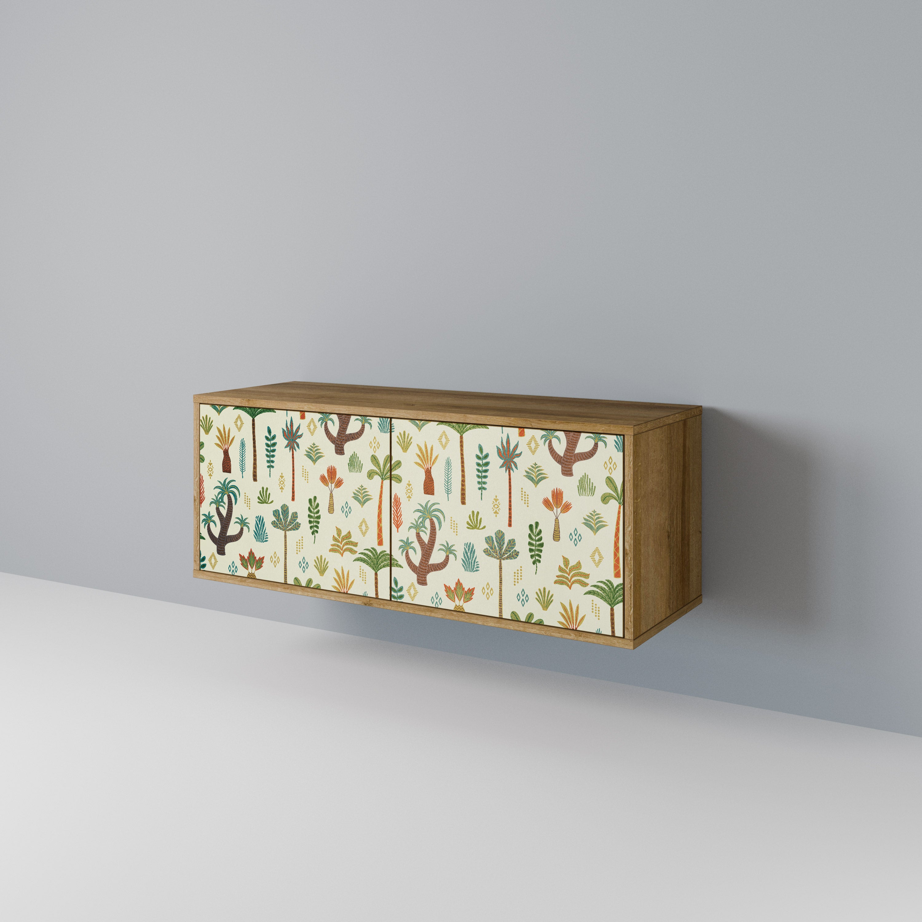 PALM SPRING Mueble de TV Compacto de 2 puertas