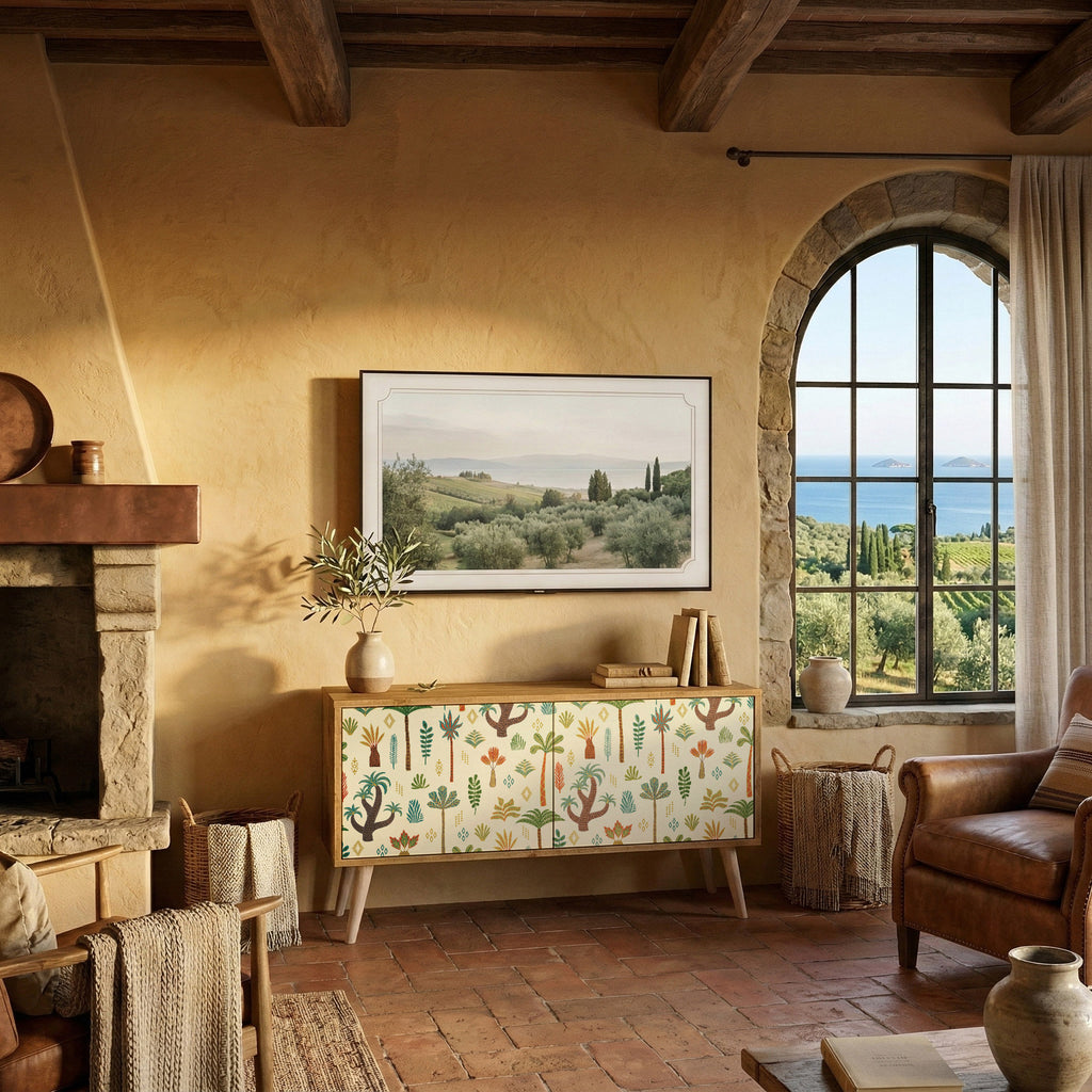 PALM SPRING Mobile TV Compatto a 2 Ante