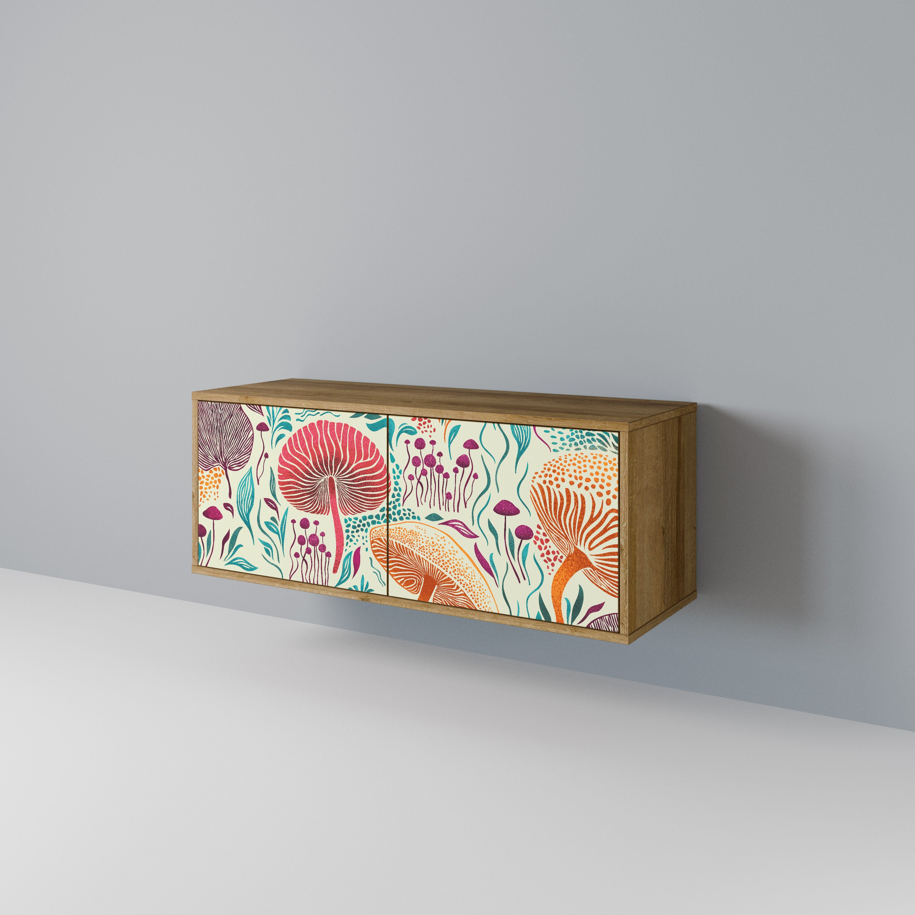 FUNGUS FANTASY Mueble de TV Compacto de 2 puertas