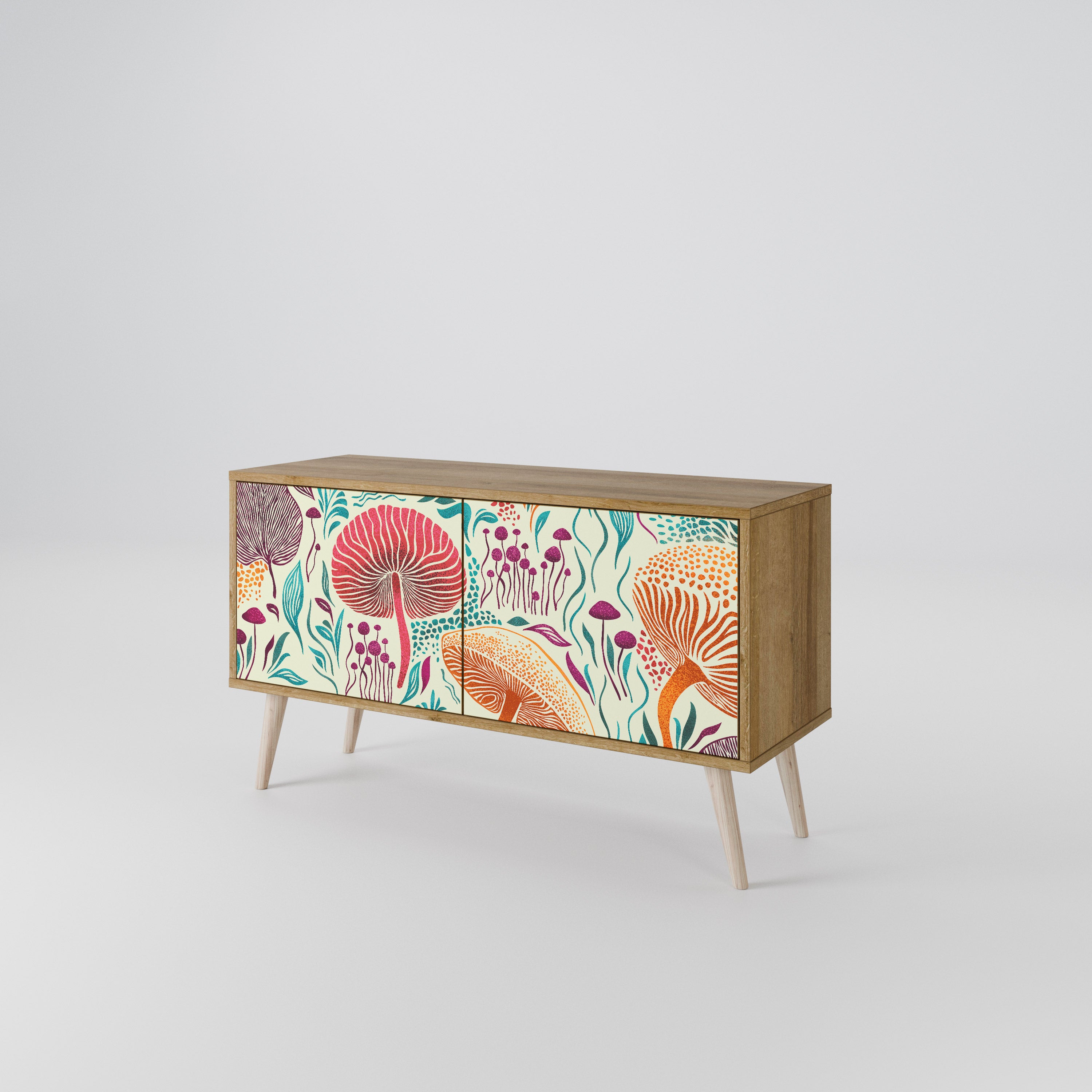 FUNGUS FANTASY Mueble de TV Compacto de 2 puertas