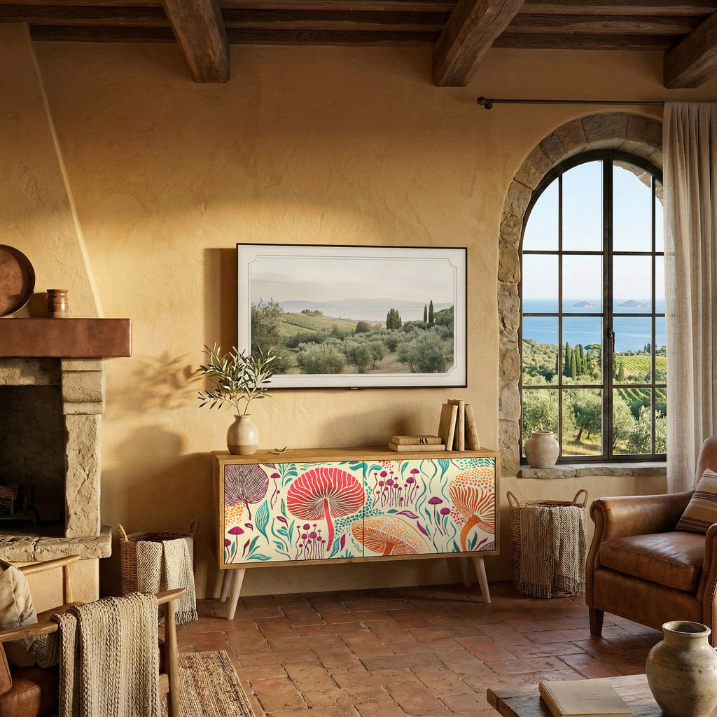 FUNGUS FANTASY Mobile TV Compatto a 2 Ante