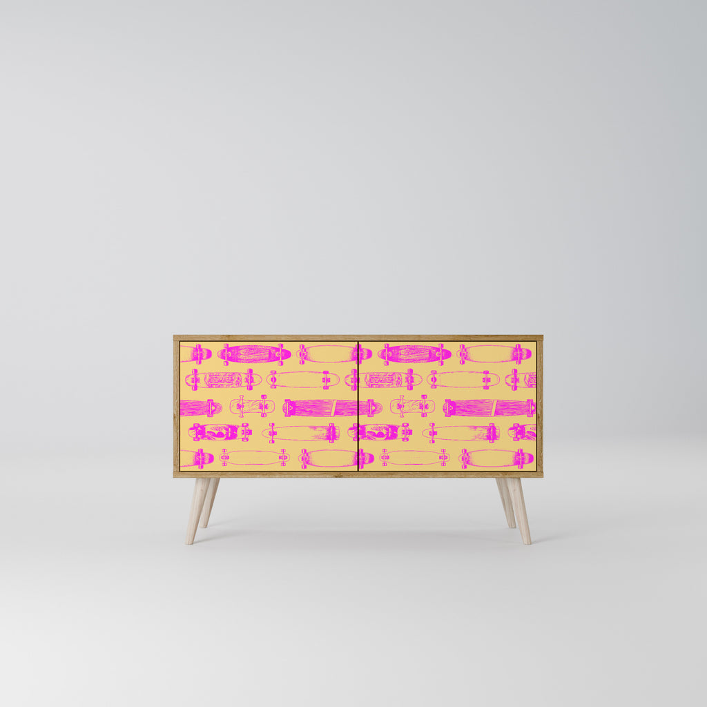 SKATEBOARD ARTISTRY Mobile TV Compatto a 2 Ante