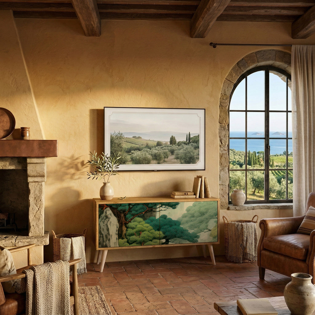 VERDURE ABYSS Mobile TV Compatto a 2 Ante