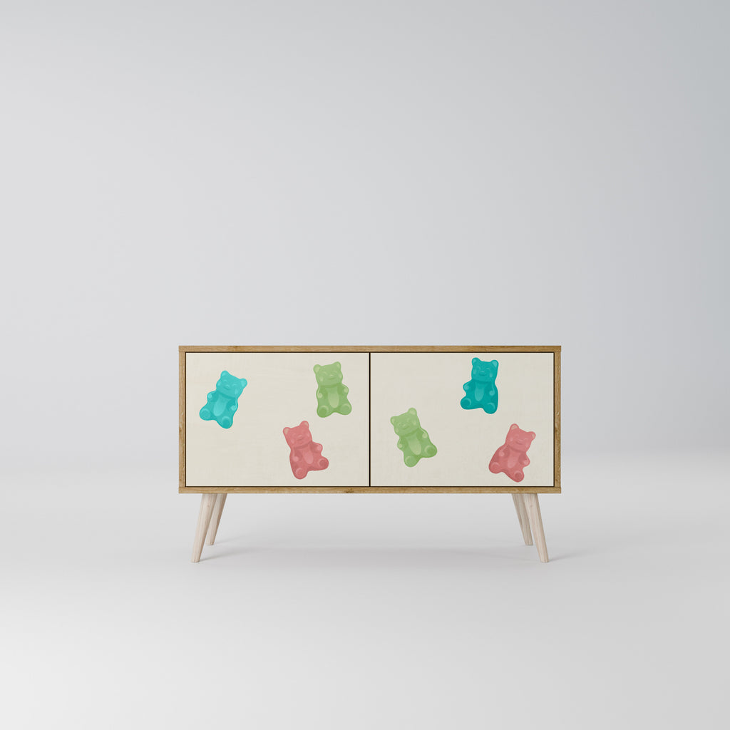 GUMMY BEARS Mobile TV Compatto a 2 Ante