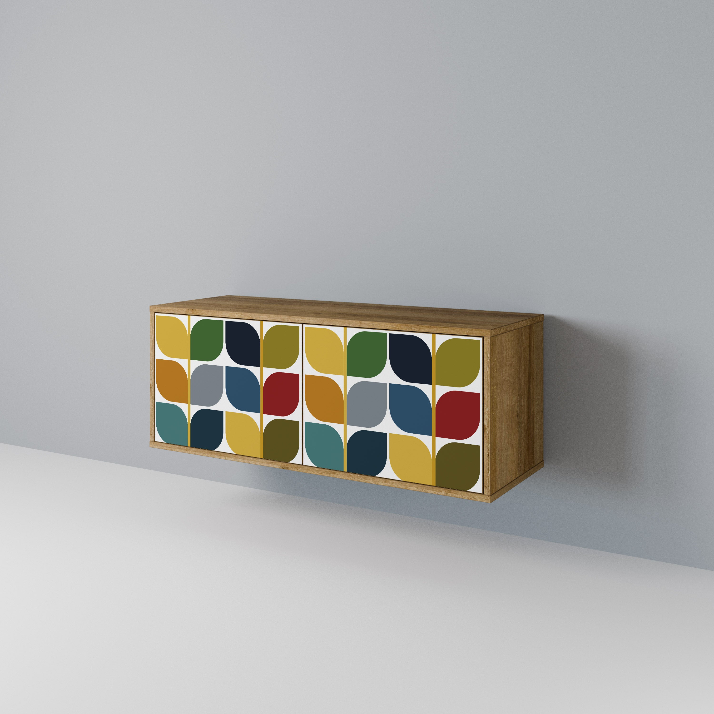 WEIGHTLESS HOURS Kompakt TV-bänk med 2 dörrar