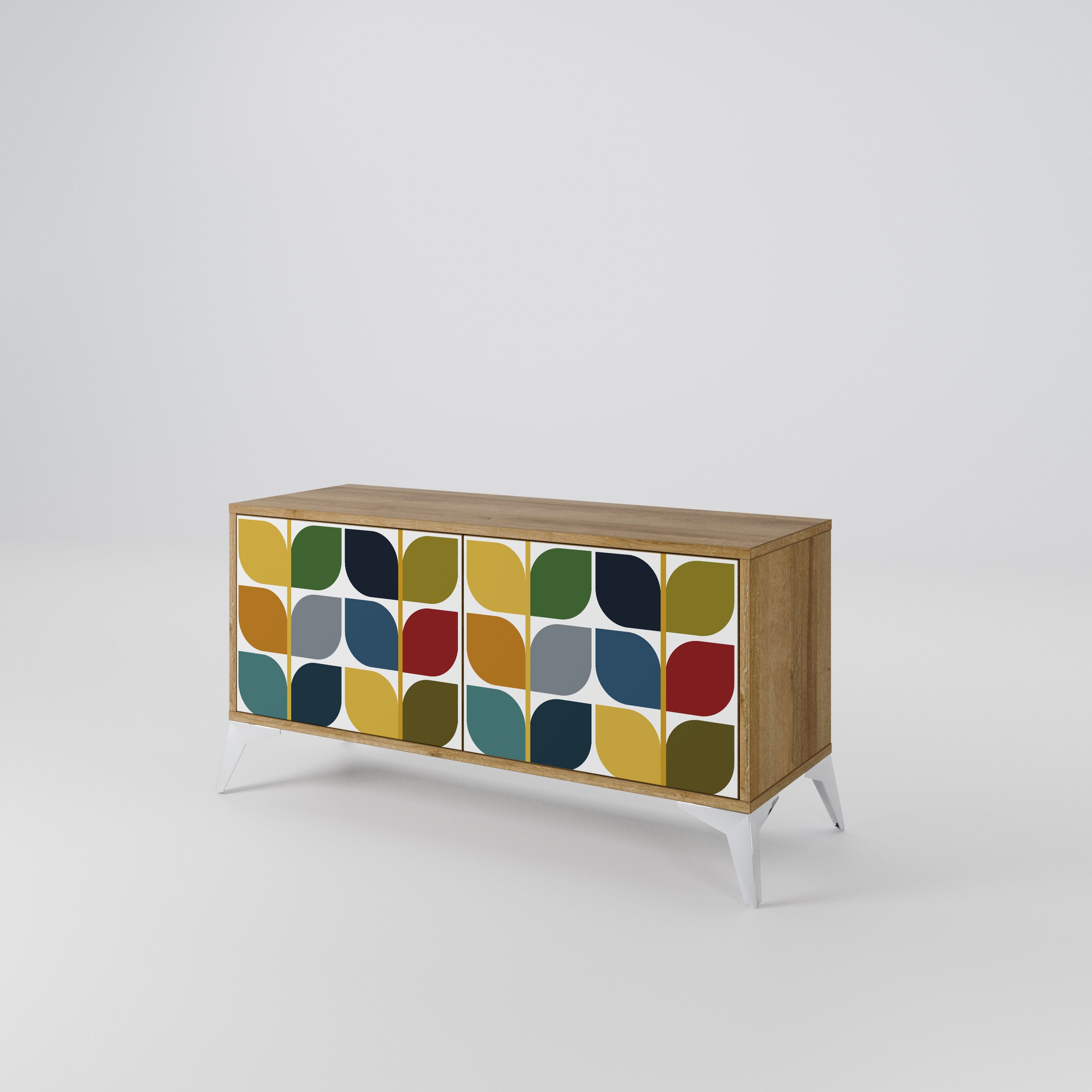 WEIGHTLESS HOURS Kompakt TV-bänk med 2 dörrar