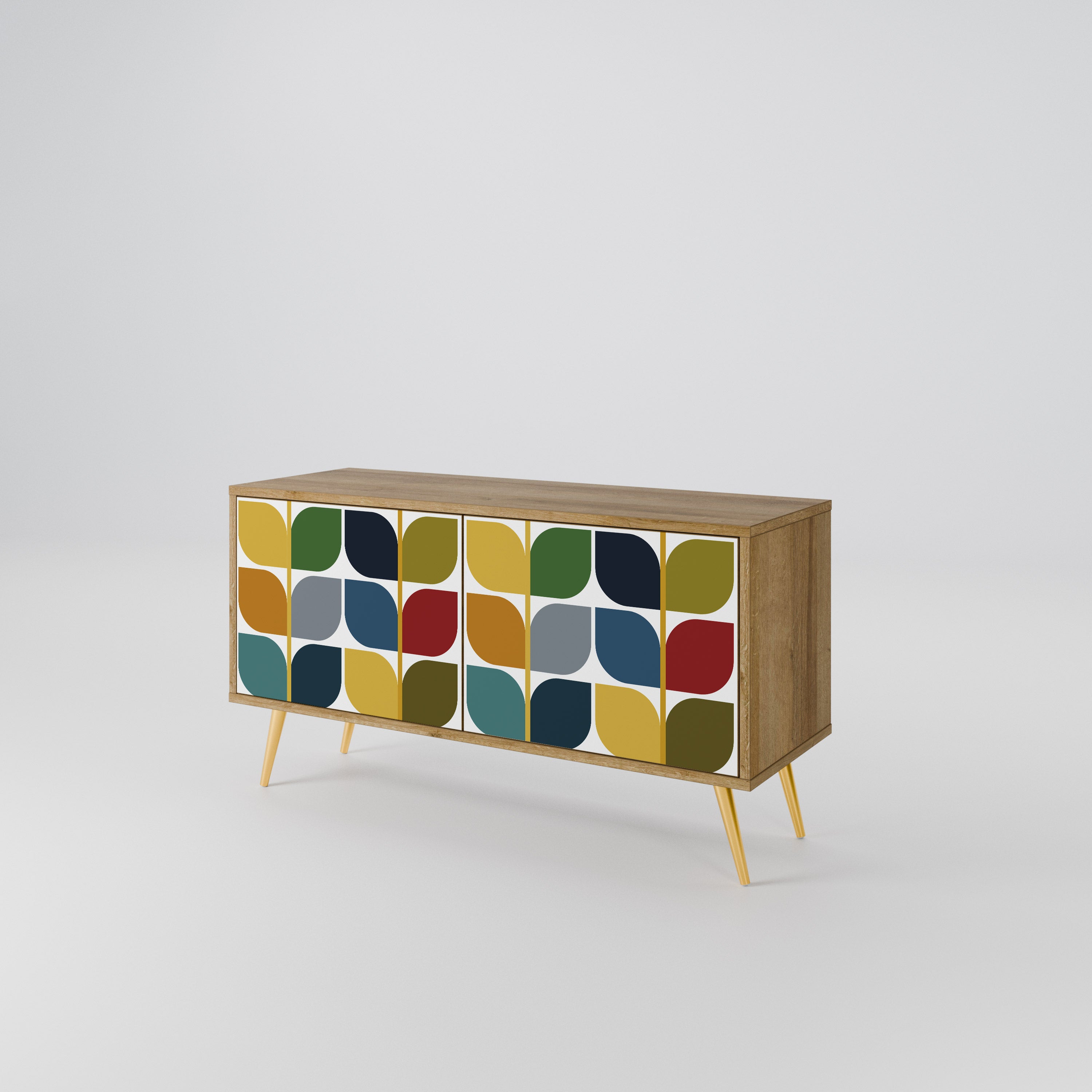 WEIGHTLESS HOURS Kompakt TV-bänk med 2 dörrar