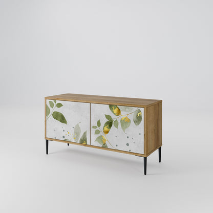 ELEGANT BOTANICS Mobile TV Compatto a 2 Ante