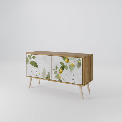 ELEGANT BOTANICS Mobile TV Compatto a 2 Ante