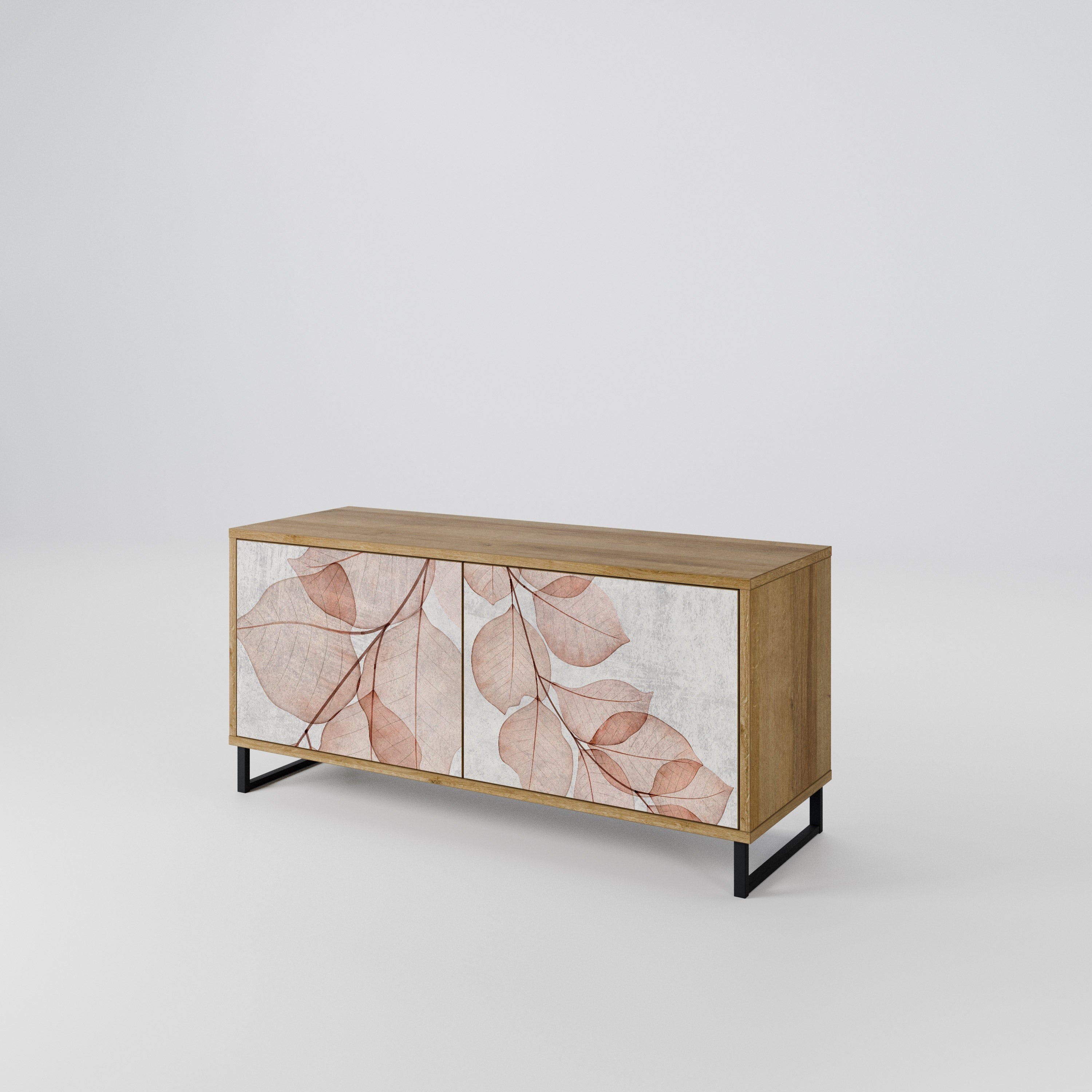 AUTUMN FRAGILITY Kompakt TV-bänk med 2 dörrar