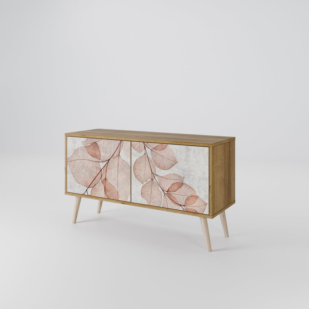 AUTUMN FRAGILITY Compact 2-Door TV Cabinet