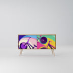 BIKE DREAMS Kompaktní dvoudveřový TV stolek