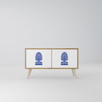 POLISH FOLK ART Mobile TV Compatto a 2 Ante