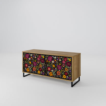 MIDNIGHT GARDEN Kompakter 2-türiger TV-Schrank