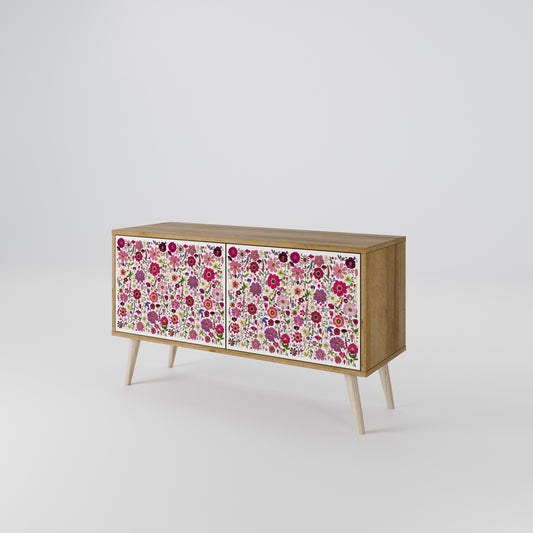PETAL GARDEN Kompakter 2-türiger TV-Schrank