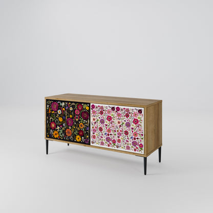 DAYNITE GARDEN Mueble de TV Compacto de 2 puertas