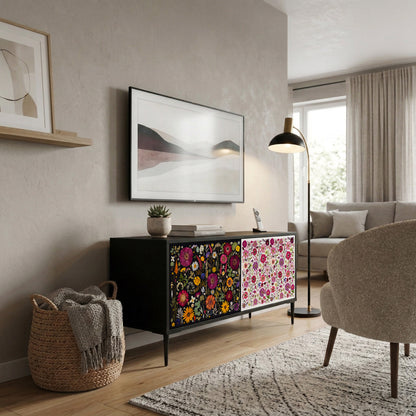 DAYNITE GARDEN Mueble de TV Compacto de 2 puertas