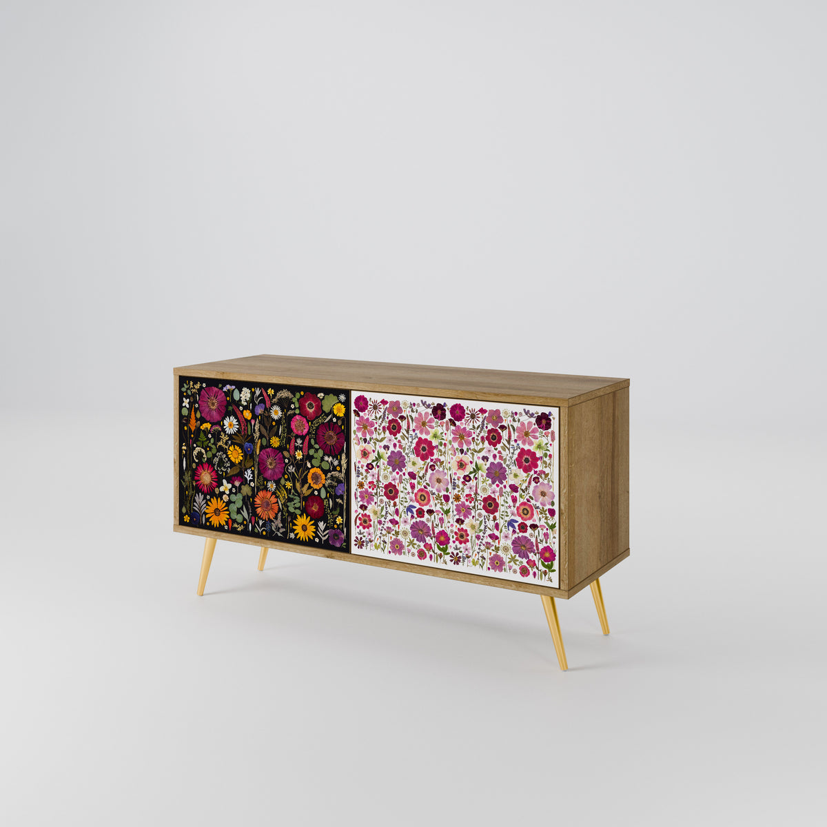 DAYNITE GARDEN Mueble de TV Compacto de 2 puertas