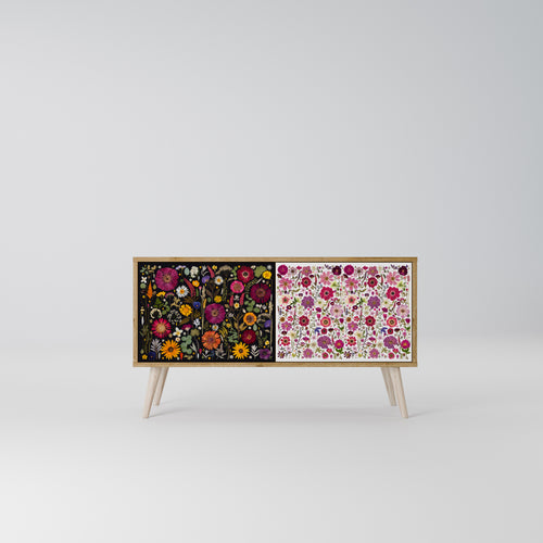 DAYNITE GARDEN Mueble de TV Compacto de 2 puertas