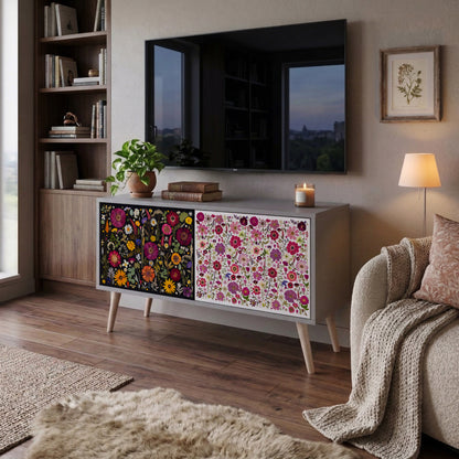 DAYNITE GARDEN Mueble de TV Compacto de 2 puertas