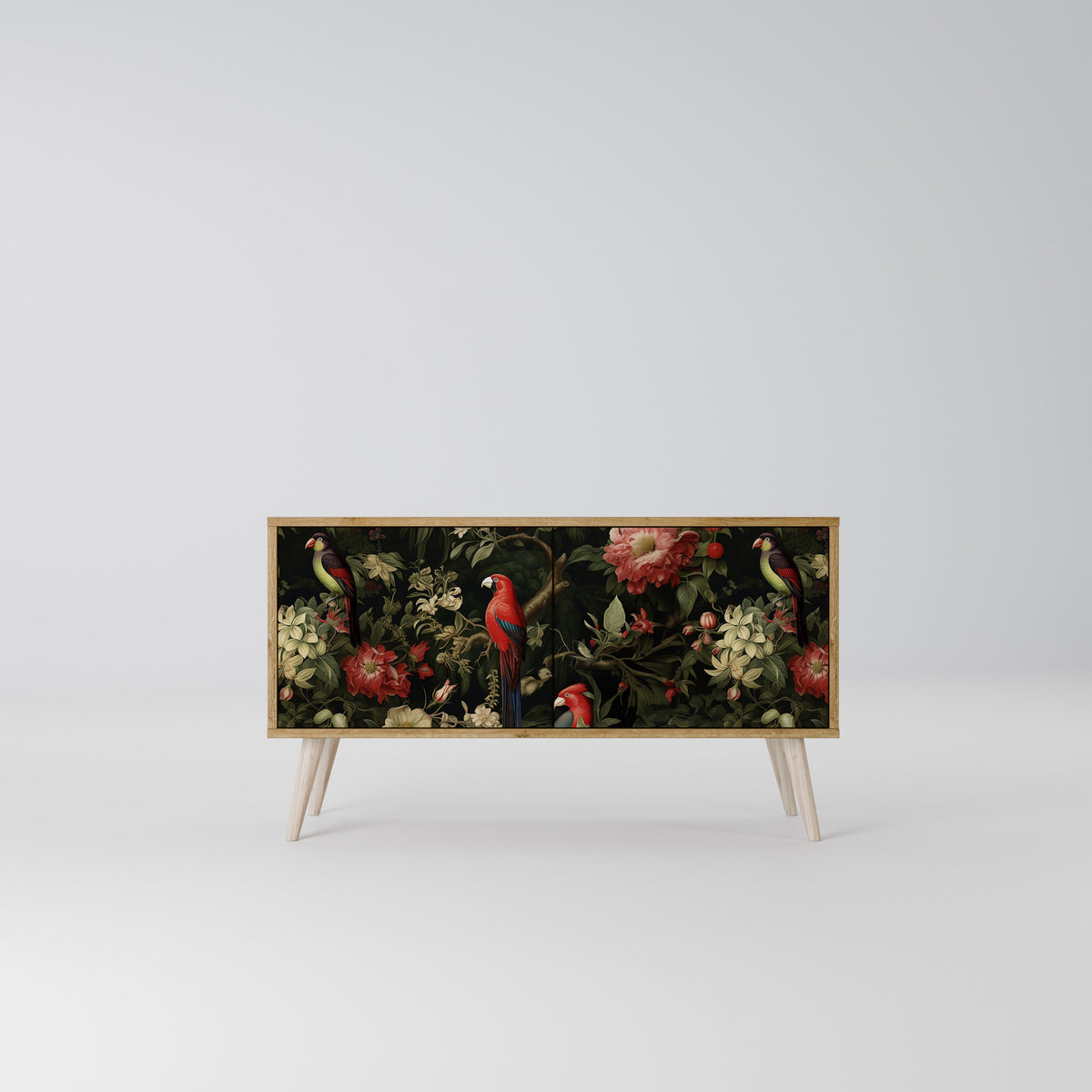 FLORAL FANTASIA Kompaktes 2-türiges TV-Lowboard