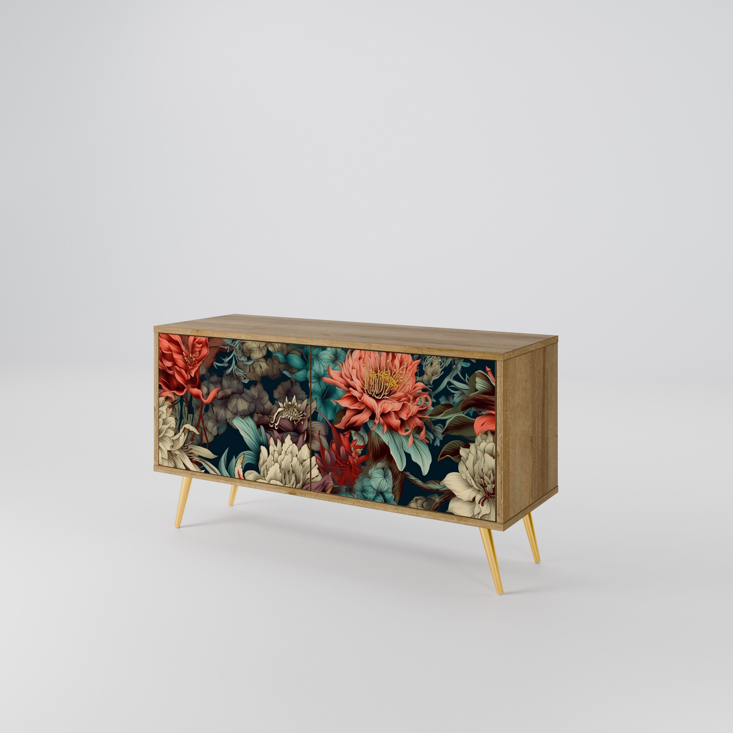 SPROUTING GRACE Kompakt TV-bänk med 2 dörrar