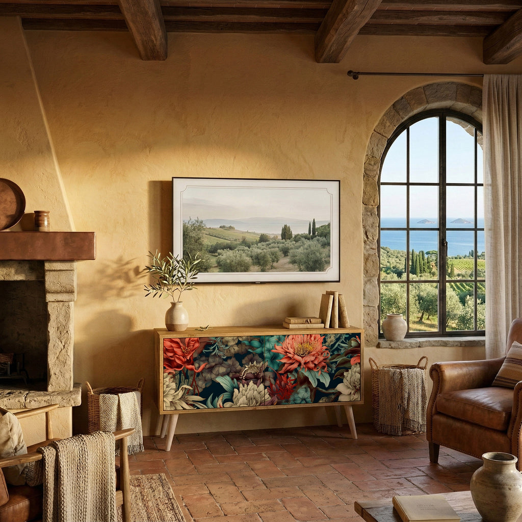 SPROUTING GRACE Kompaktní dvoudveřový TV stolek