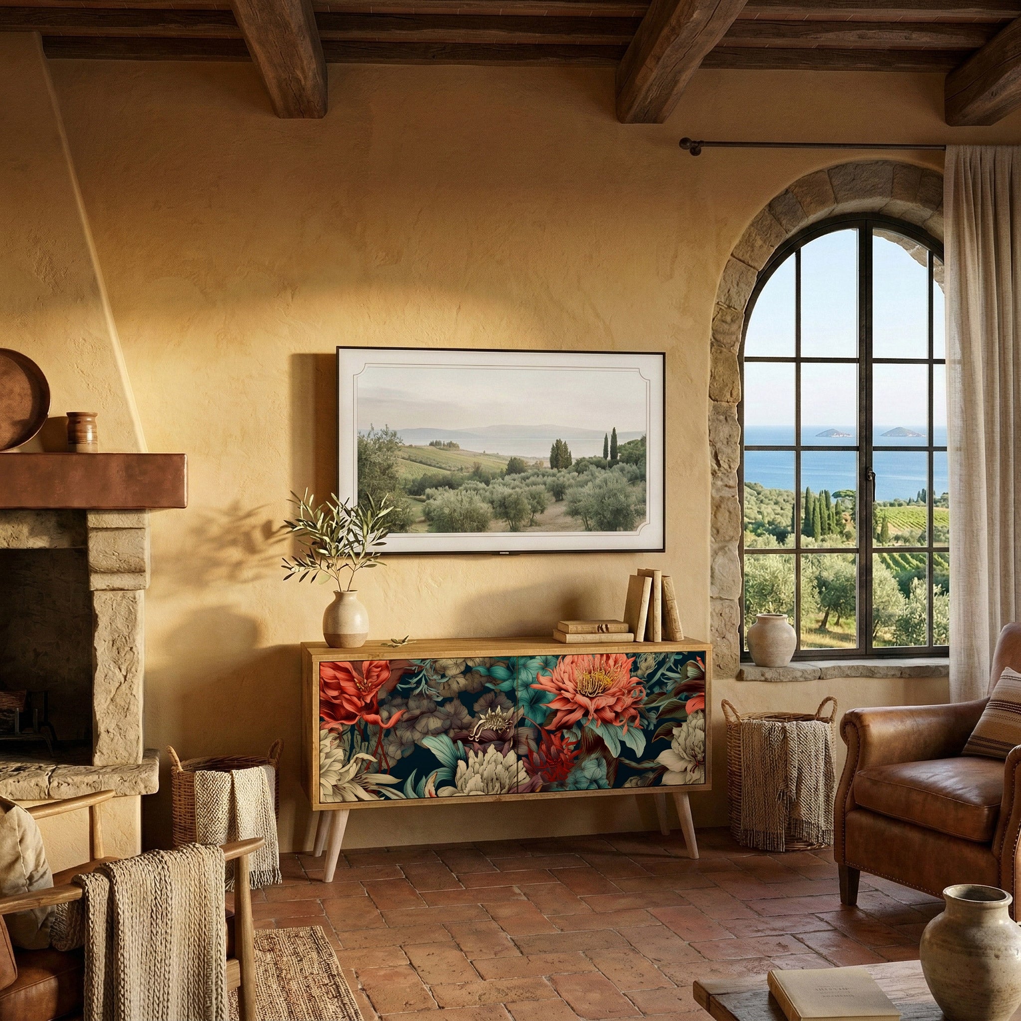 SPROUTING GRACE Móvel de TV Compacto de 2 Portas