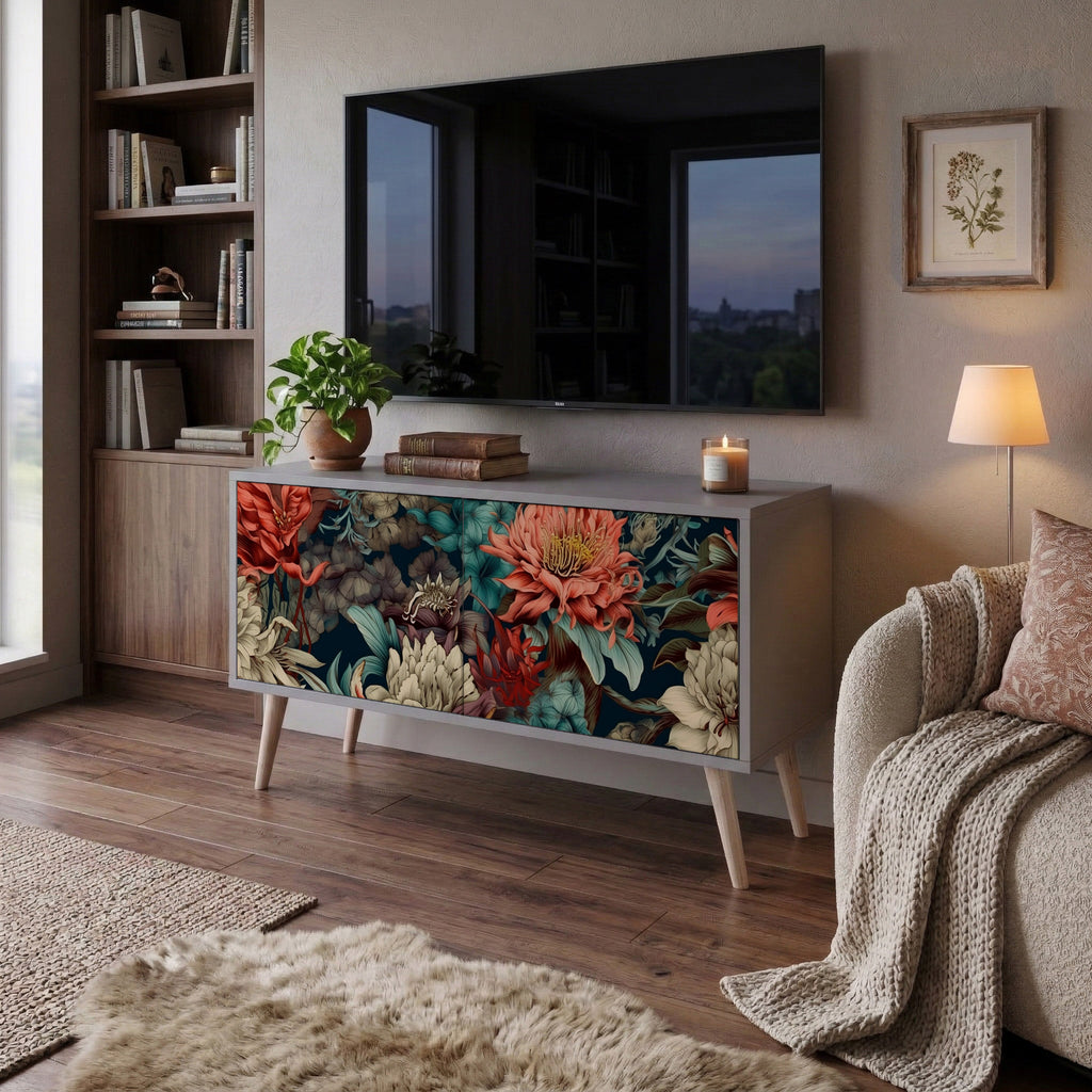 SPROUTING GRACE Kompaktní dvoudveřový TV stolek