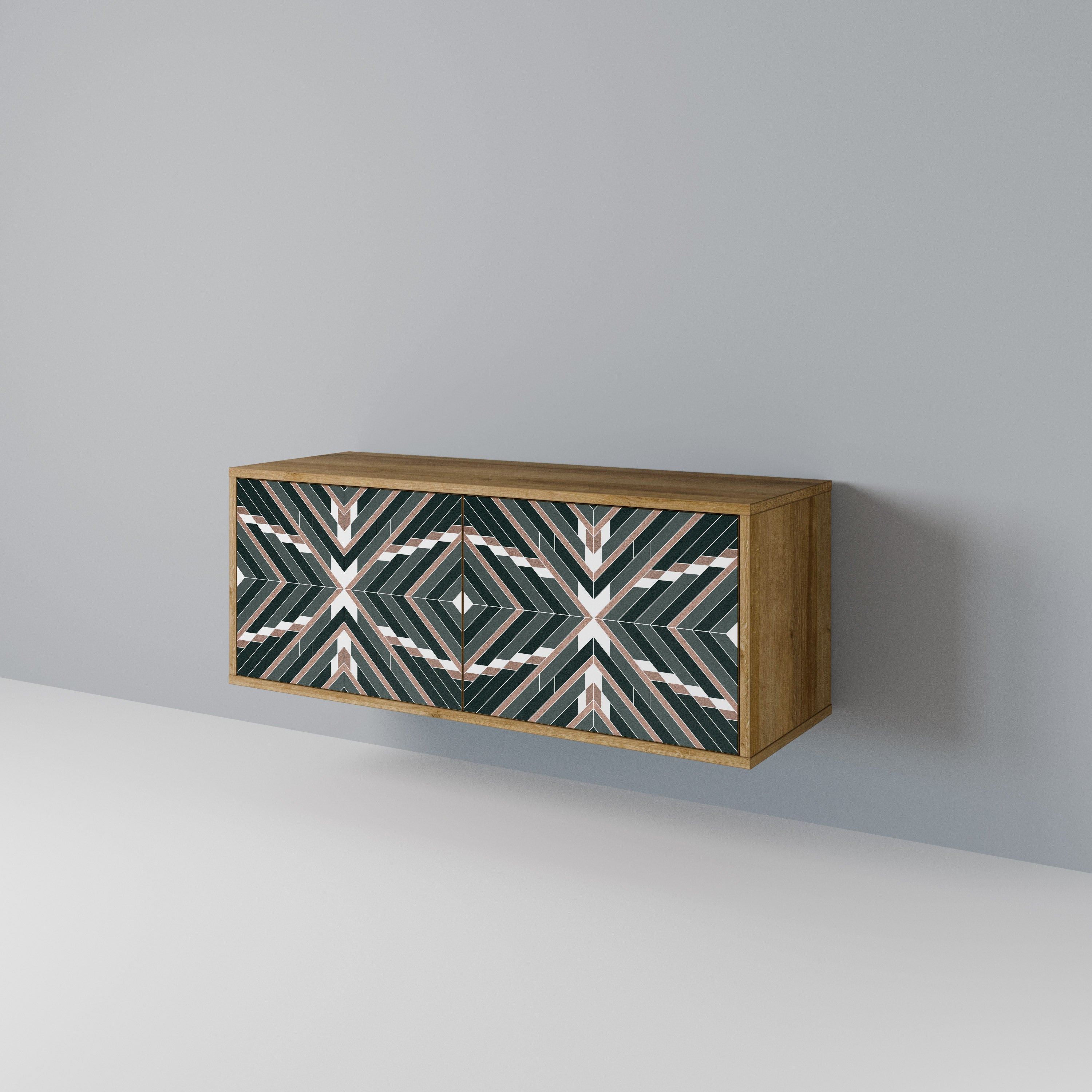 DIMENSION DELIGHTS Kompakt TV-bänk med 2 dörrar