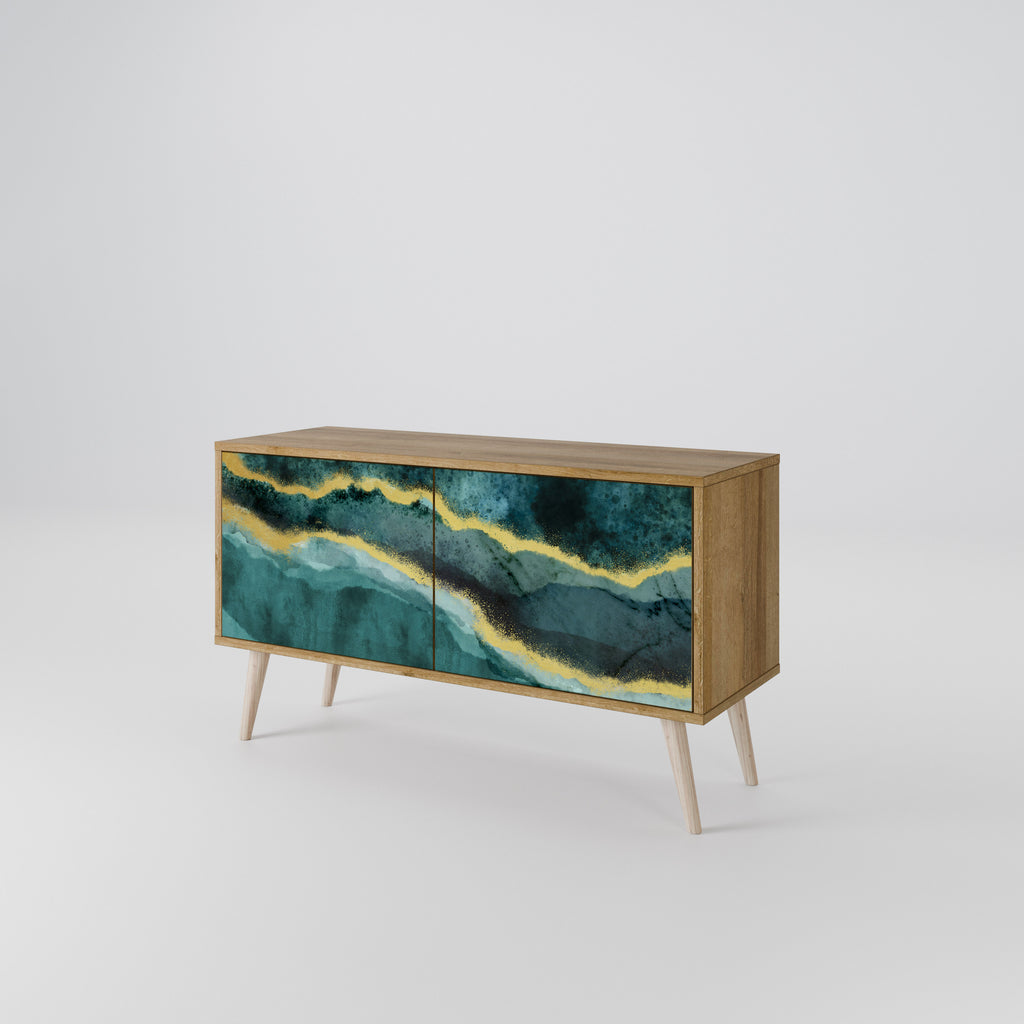 GOLDRUSH ODYSSEY Συμπαγές έπιπλο τηλεόρασης 2-θυρών