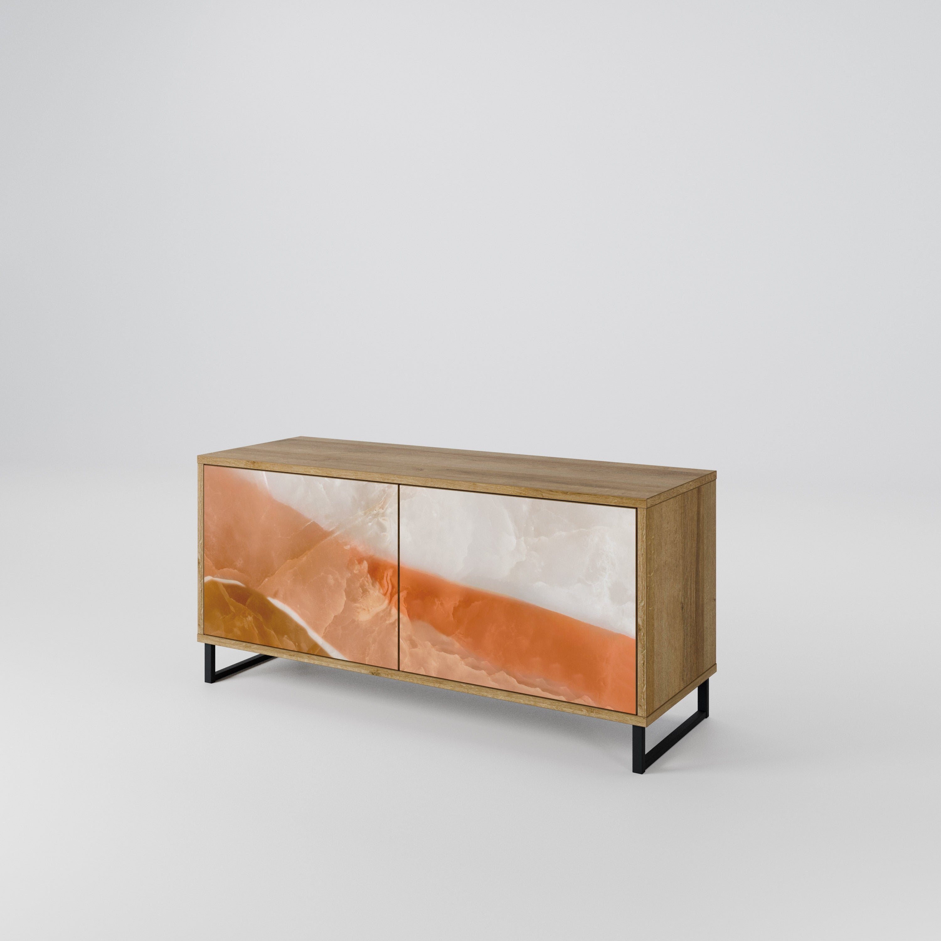 SANDHILLS SPLENDOUR Kompakt TV-bänk med 2 dörrar