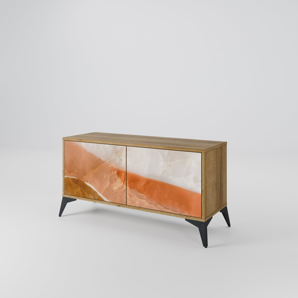 SANDHILLS SPLENDOUR Mueble de TV Compacto de 2 puertas
