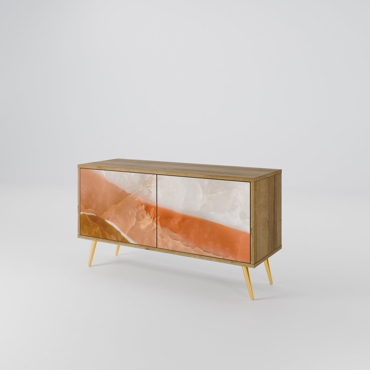 SANDHILLS SPLENDOUR Mueble de TV Compacto de 2 puertas