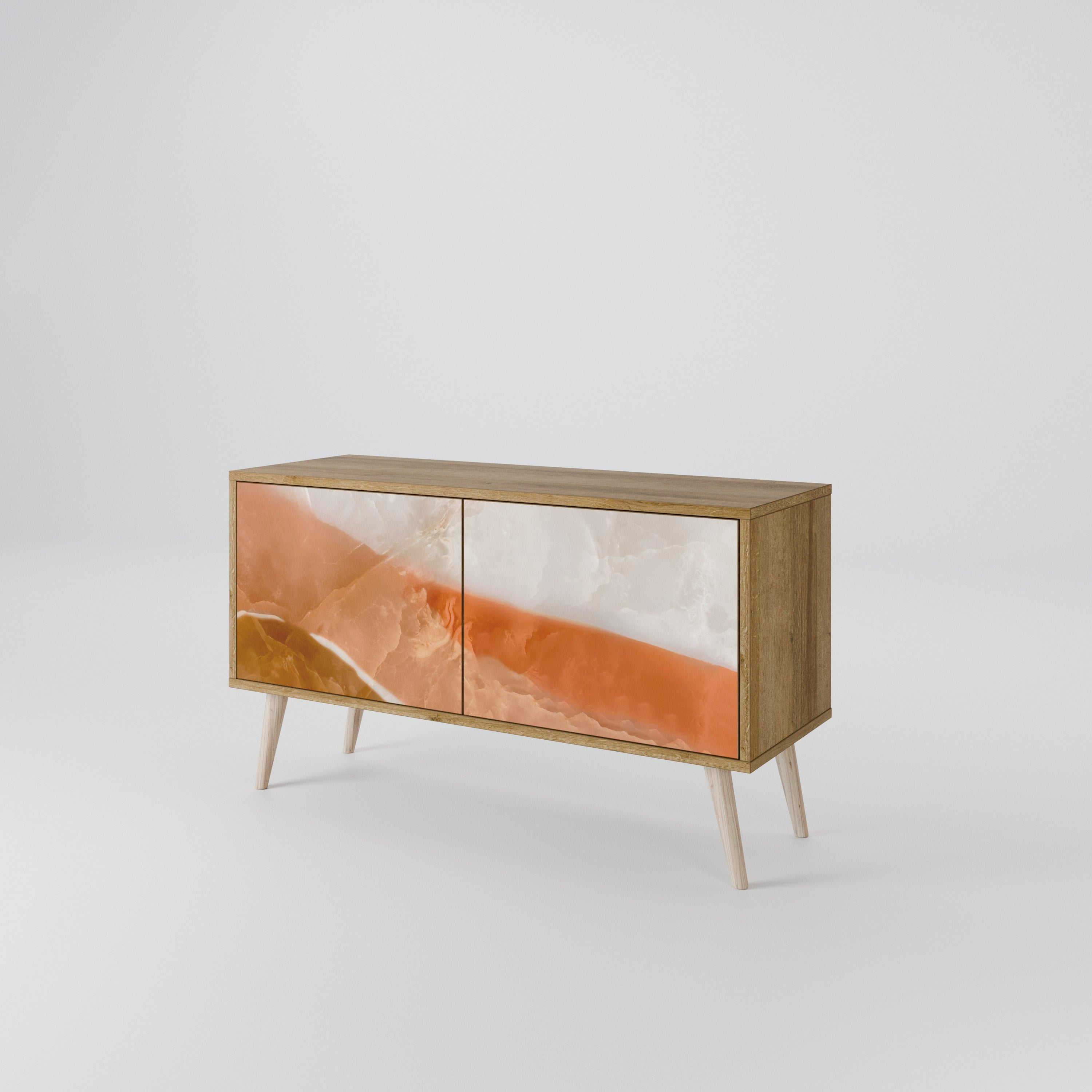 SANDHILLS SPLENDOUR Kompakt TV-bänk med 2 dörrar