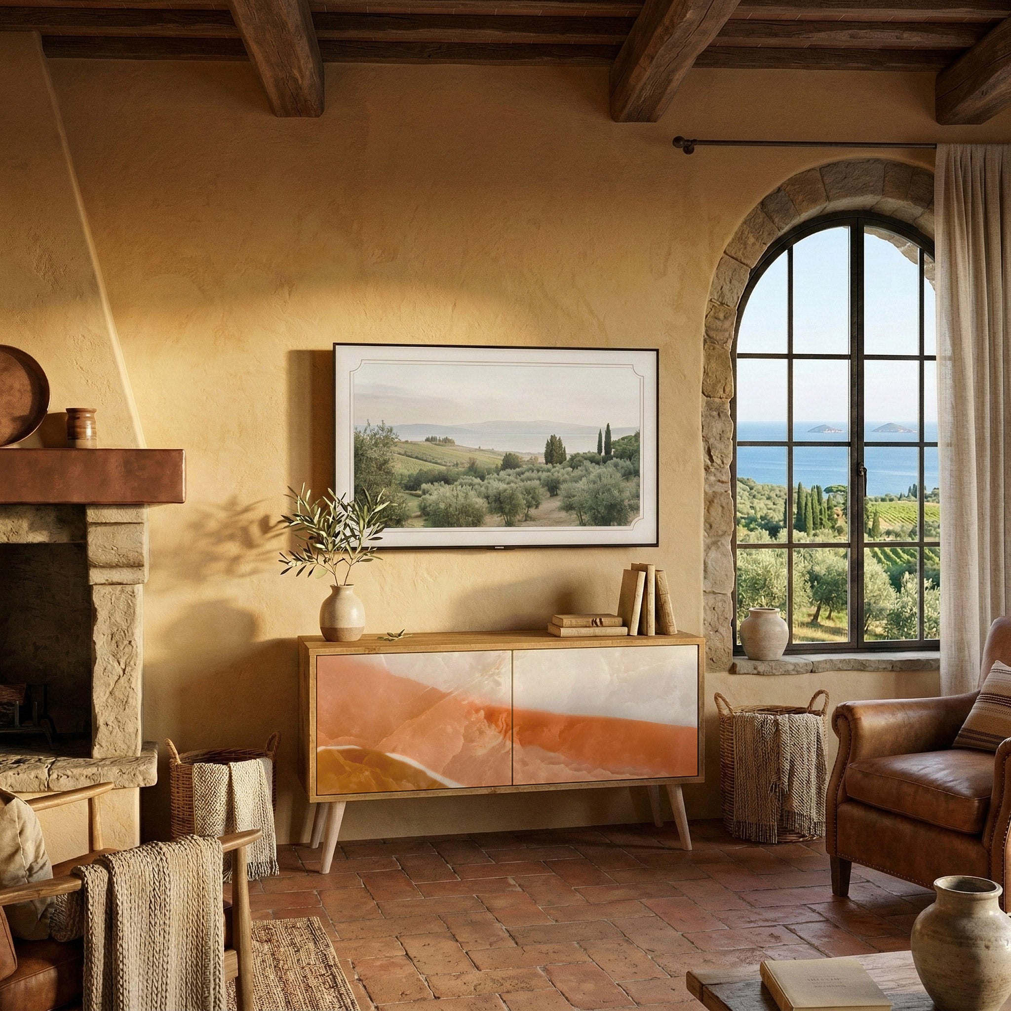 SANDHILLS SPLENDOUR Kompaktes 2-türiges TV-Lowboard