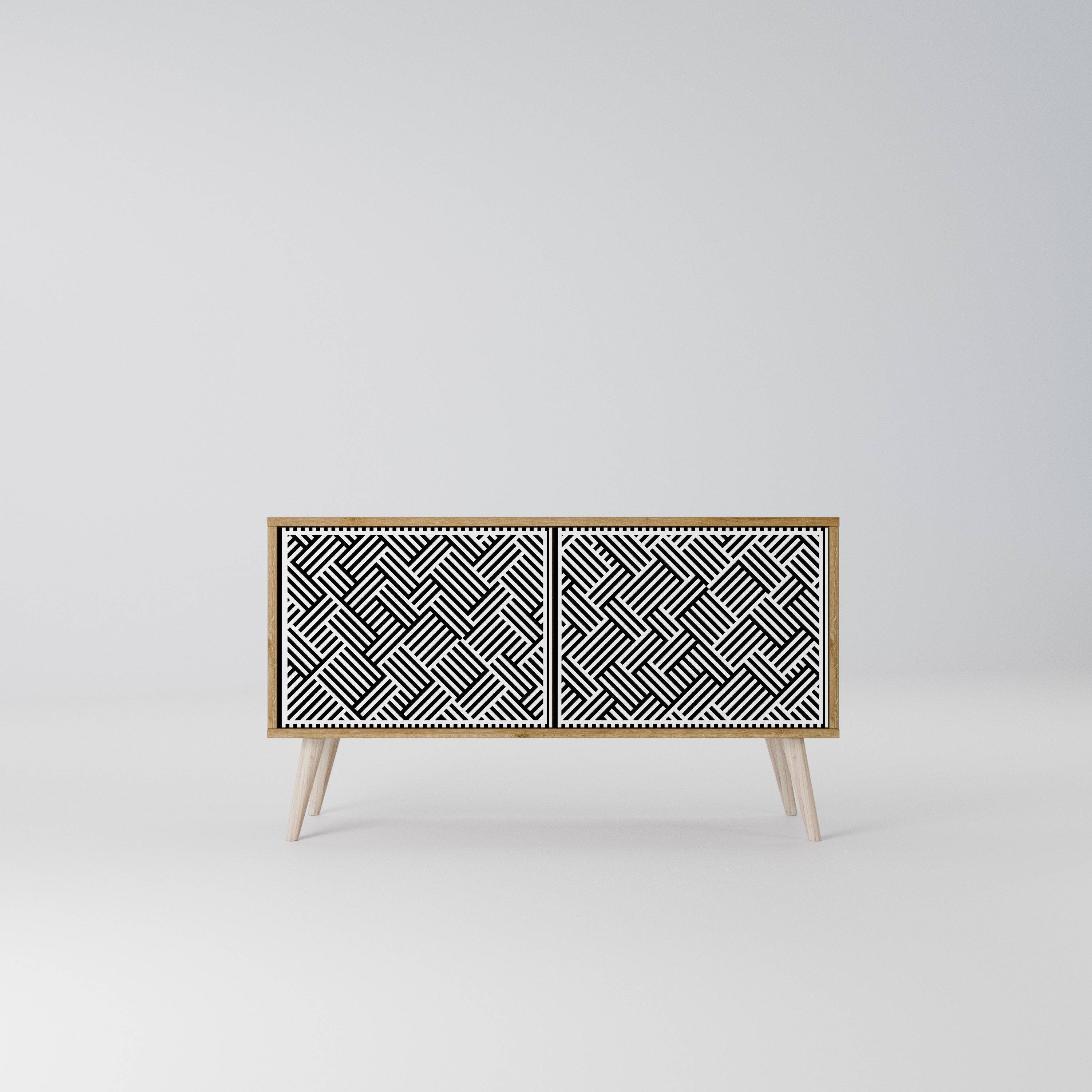 TEMPORARY SEQUENCE Kompaktes 2-türiges TV-Lowboard