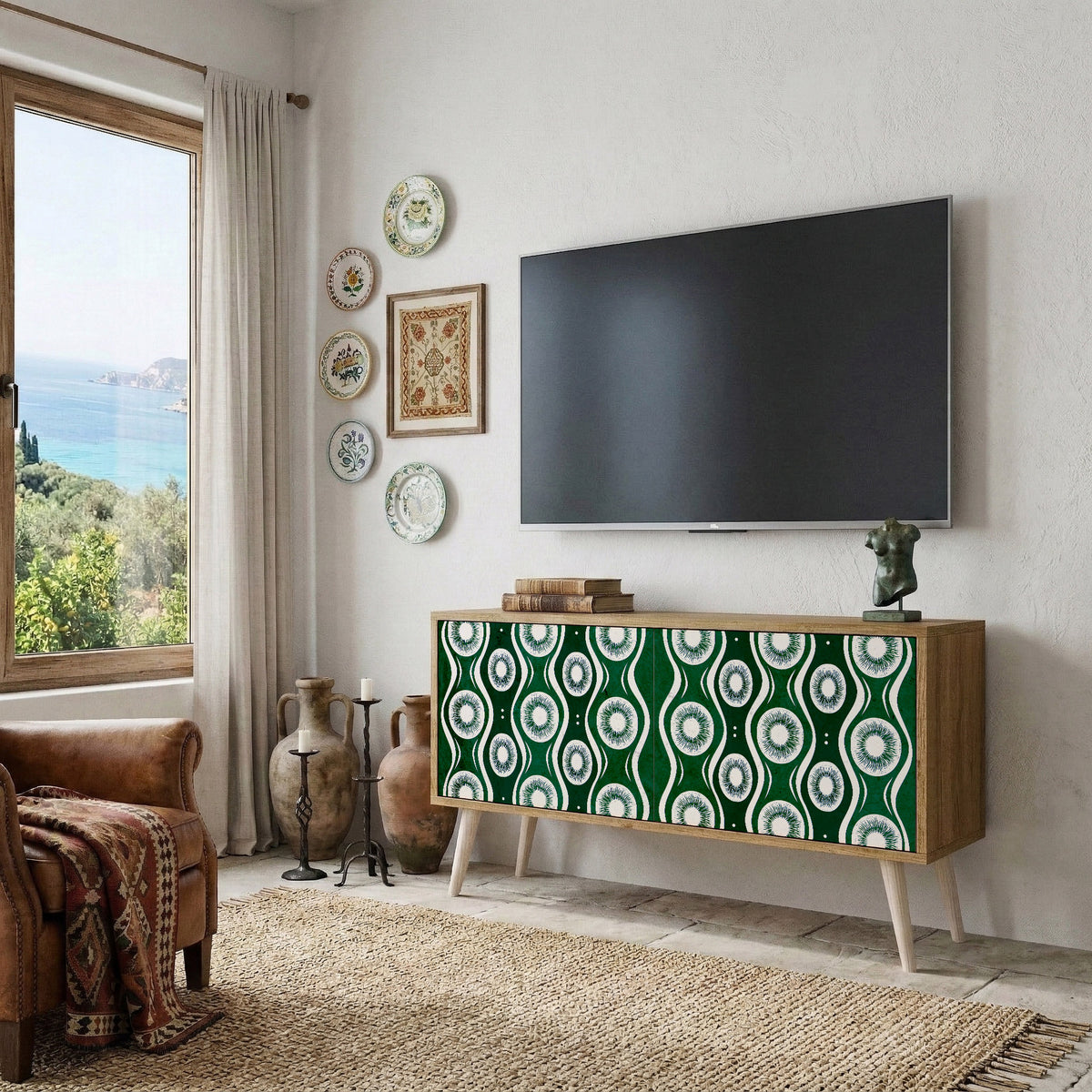 GREEN EYES Mobile TV Compatto a 2 Ante