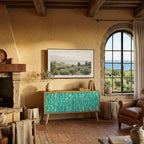 TURQUOISE RAIN Mobile TV Compatto a 2 Ante