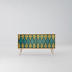 POLYGONS Kompaktes 2-türiges TV-Lowboard