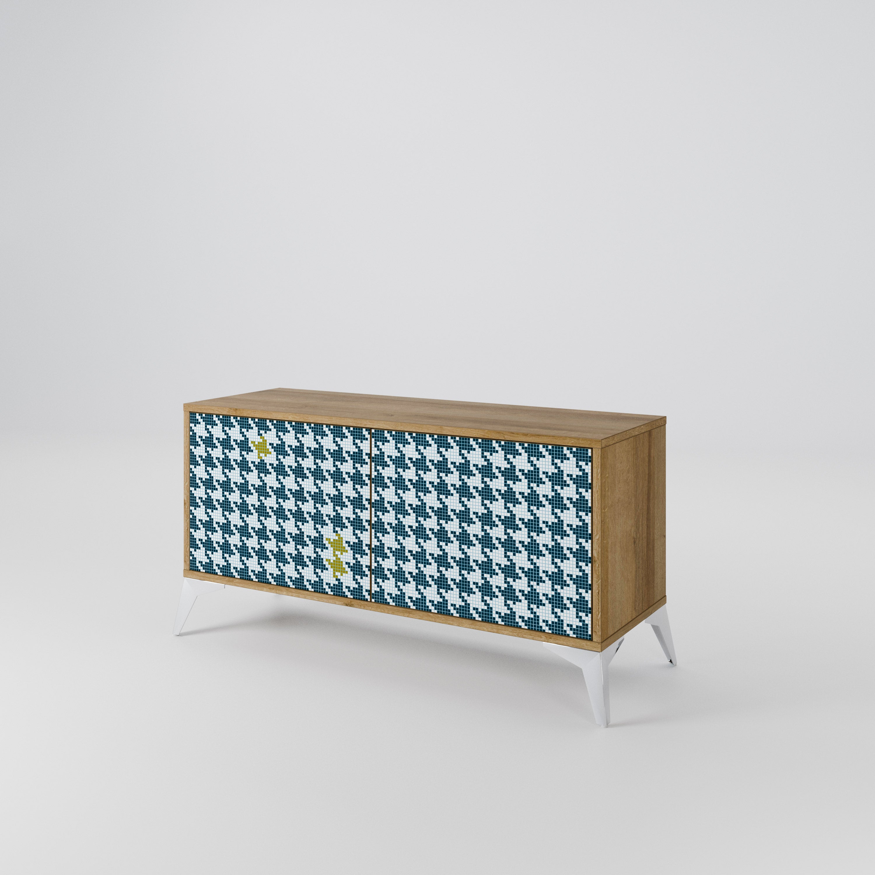 OUT OF CONTEXT Kompakt TV-bänk med 2 dörrar